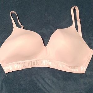 Wireless lightly lined vs PINK bra